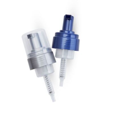 Dispensatore di pompe a schiuma elettroplata a corpo intero da 40 mm a 42 mm con elevata produzione di schiuma per detergenti per il viso premium