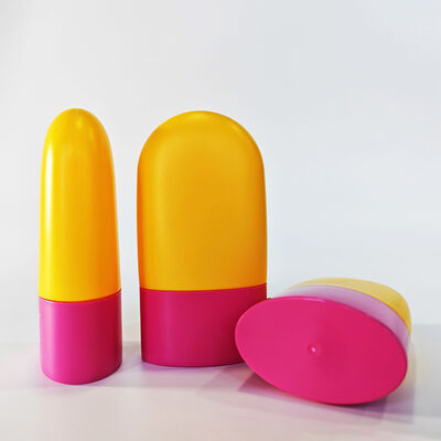 Bottiglia di protezione solare a tappo a vite da 50 ml con design a prova di perdite e opzioni personalizzabili per uso cosmetico