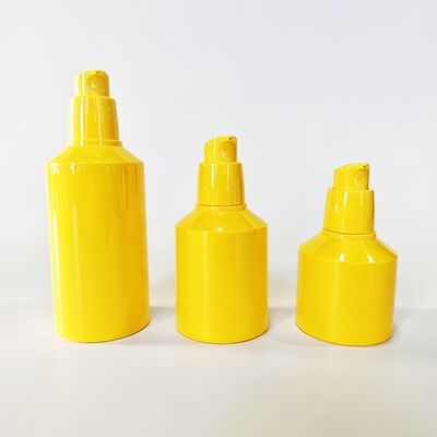 30/50/80/100ml Bottiglia di plastica senza aria con disegno senza contatto a vuoto per imballaggi di qualità cosmetica premium