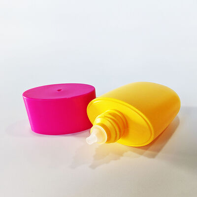 Flacone di plastica cosmetica portatile personalizzabile da 50 ml per crema solare e crema BB
