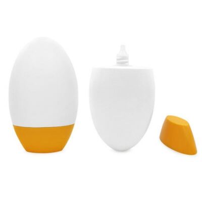 Flacone in plastica cosmetica a prova di perdite con colori personalizzati da 50 ml per contenitore per crema solare e crema