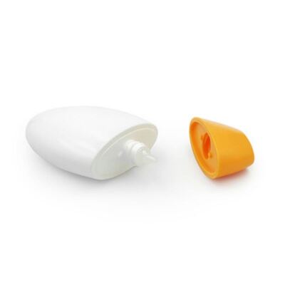 Flacone in plastica cosmetica a prova di perdite con colori personalizzati da 50 ml per contenitore per crema solare e crema