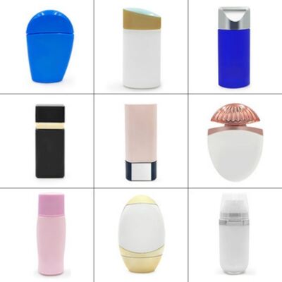 Flacone in plastica cosmetica a prova di perdite con colori personalizzati da 50 ml per contenitore per crema solare e crema