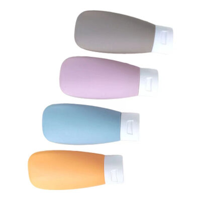 Bottiglia di protezione solare a prova di perdite da 50 ml con colori personalizzabili per viaggi e uso cosmetico
