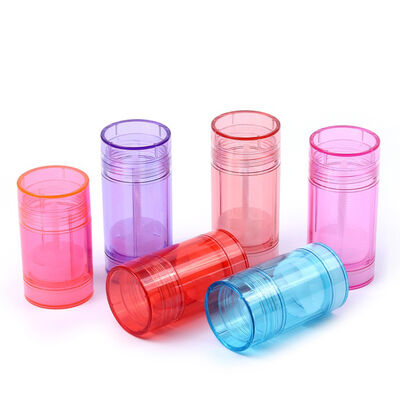 Contenitore per deodorante in plastica PP Twist-Up a colori personalizzati Etichetta privata OEM / ODM 15g 30g 50g 75g Bottiglia di profumo roll-on per la cura del corpo