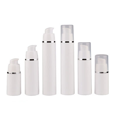 Bottiglie di pompa senza aria da 15 ml 30 ml 50 ml per la cura della pelle con personalizzazione OEM ODM in PP di qualità alimentare