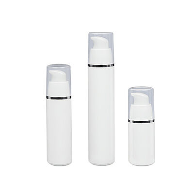 Bottiglie di pompa senza aria da 15 ml 30 ml 50 ml per la cura della pelle con personalizzazione OEM ODM in PP di qualità alimentare