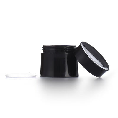 Barattolo di crema di plastica a doppio guscio all'ingrosso da 15 g 30 g 50 g con PP alimentare per creme cosmetiche e per la cura della pelle