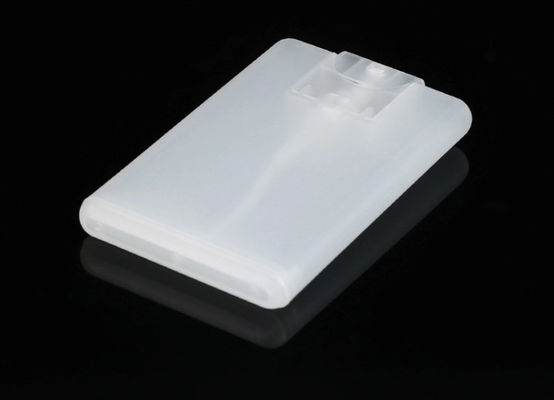 Nebulizzatore a pompa per profumo trasparente da 20 ml, flacone spray in plastica a forma di carta di credito