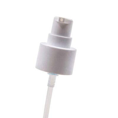 Dispenser di pompe a crema a prova di perdita a doppia conchiglia a molla esterna da 24 mm per bottiglie cosmetiche