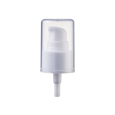 Dispenser di pompe a crema a prova di perdita a doppia conchiglia a molla esterna da 24 mm per bottiglie cosmetiche