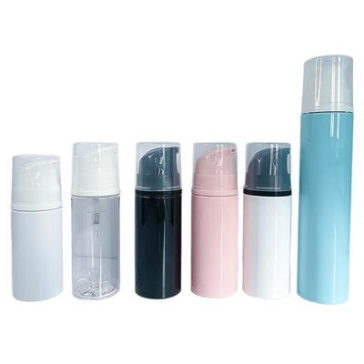 Bottiglia per pompe a schiuma in PET PP all'ingrosso da 100 ml a 120 ml a 150 ml con disegno impermeabile per detergenti per il viso e saponi liquidi