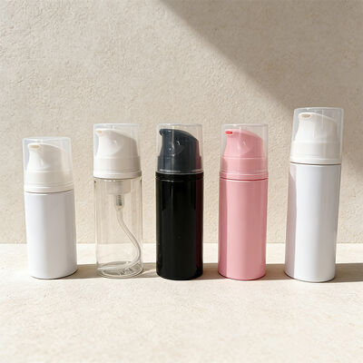 Bottiglia per pompe a schiuma in PET PP all'ingrosso da 100 ml a 120 ml a 150 ml con disegno impermeabile per detergenti per il viso e saponi liquidi