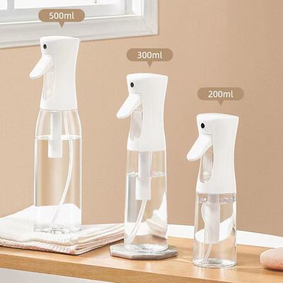 Vendite calde Flacone spray continuo in plastica da 100 ml 150 ml 200 ml 500 ml e 700 ml con nebulizzatore fine