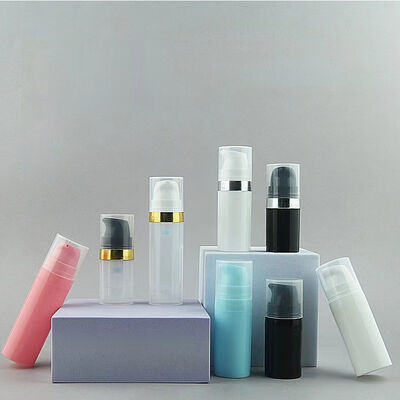 Flacone Airless con Pompa in PP Mono-Materiale all'Ingrosso 5ml 10ml 15ml Pompa Vuoto Riciclabile per Skincare
