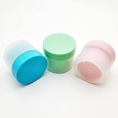 Vasetto in PP Antiscivolo da 80g con Chiusura Sicura e Materiale Ecologico per Confezionamento Cosmetico