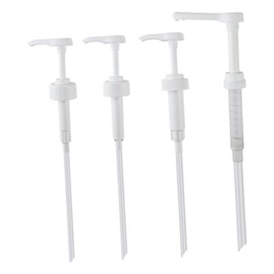 Pompa erogatrice per sciroppo e salse in plastica alimentare da 28 mm, a prova di perdite, per bottiglie da 750 ml e 1 L