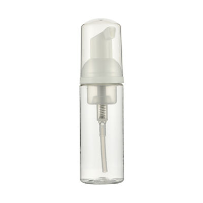 Flacone con pompa schiumogena ricaricabile con opzioni di capacità multiple in materiale PET trasparente per packaging skincare personalizzabile
