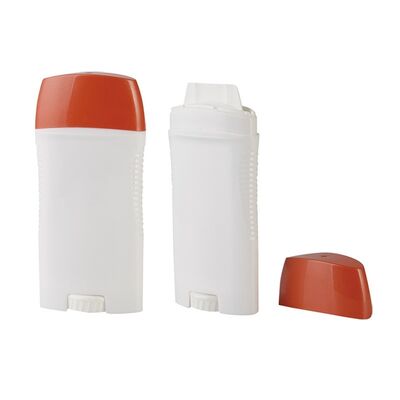 50g 80g di capacità bastoncino vuoto di deodorante con colore personalizzato e meccanismo di torsione per contenitore di deodorante ricaricabile