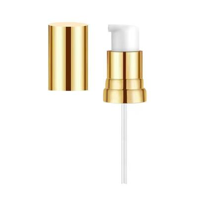 Dispenser con Pompa in Alluminio-Plastica Antigoccia con Timbro Oro per Flaconi con Pompa per Crema Cosmetica