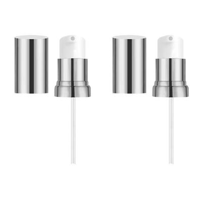Dispenser con Pompa in Alluminio-Plastica Antigoccia con Timbro Oro per Flaconi con Pompa per Crema Cosmetica