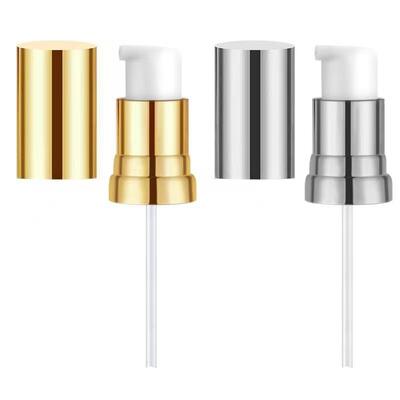 Dispenser con Pompa in Alluminio-Plastica Antigoccia con Timbro Oro per Flaconi con Pompa per Crema Cosmetica