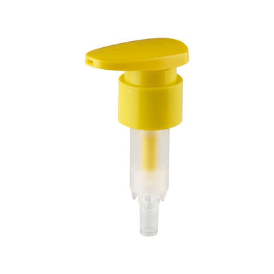 Pompa per lozione in plastica con gonna liscia personalizzabile e pompa per lozione a vite per imballaggi cosmetici