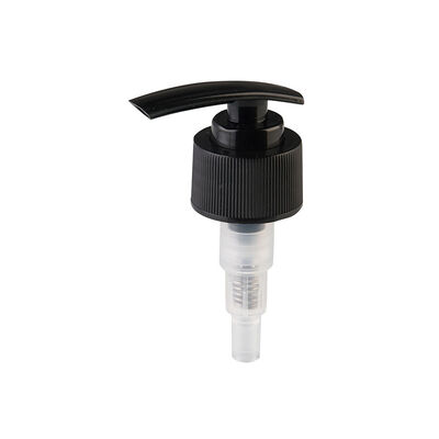Pompa di lozione a nervatura bianca 24 mm 28 mm Pompa di lozione di plastica pompa a vite di dispensazione di sapone per bottiglie