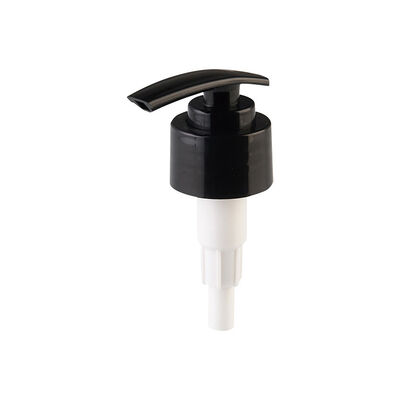 Pompa di lozione a nervatura bianca 24 mm 28 mm Pompa di lozione di plastica pompa a vite di dispensazione di sapone per bottiglie
