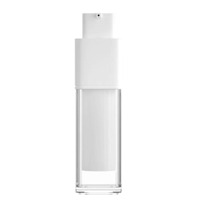 Flacone airless quadrato in plastica PP da 30 ml 50 ml con pompa