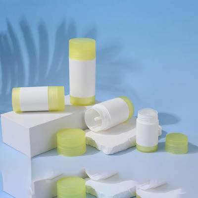 Tubo stick deodorante in plastica PP da 30g 50g 75g 100g di capacità
